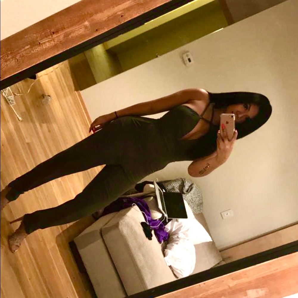 Olive jumpsuit